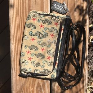 Relic Seahorse Purse, long strap